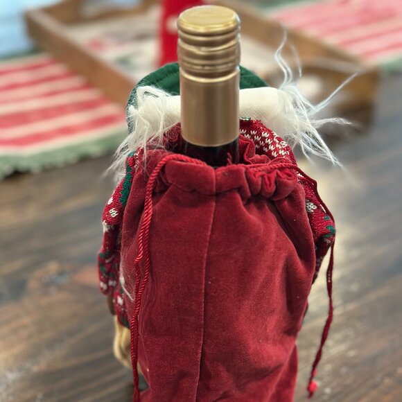 NWOT Gnome Wine Bag Brown Nose :-D - Picture 3 of 4